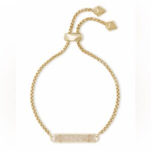 Kendra Scott Stan Iridescent Drusy 14k Plated Bracelet